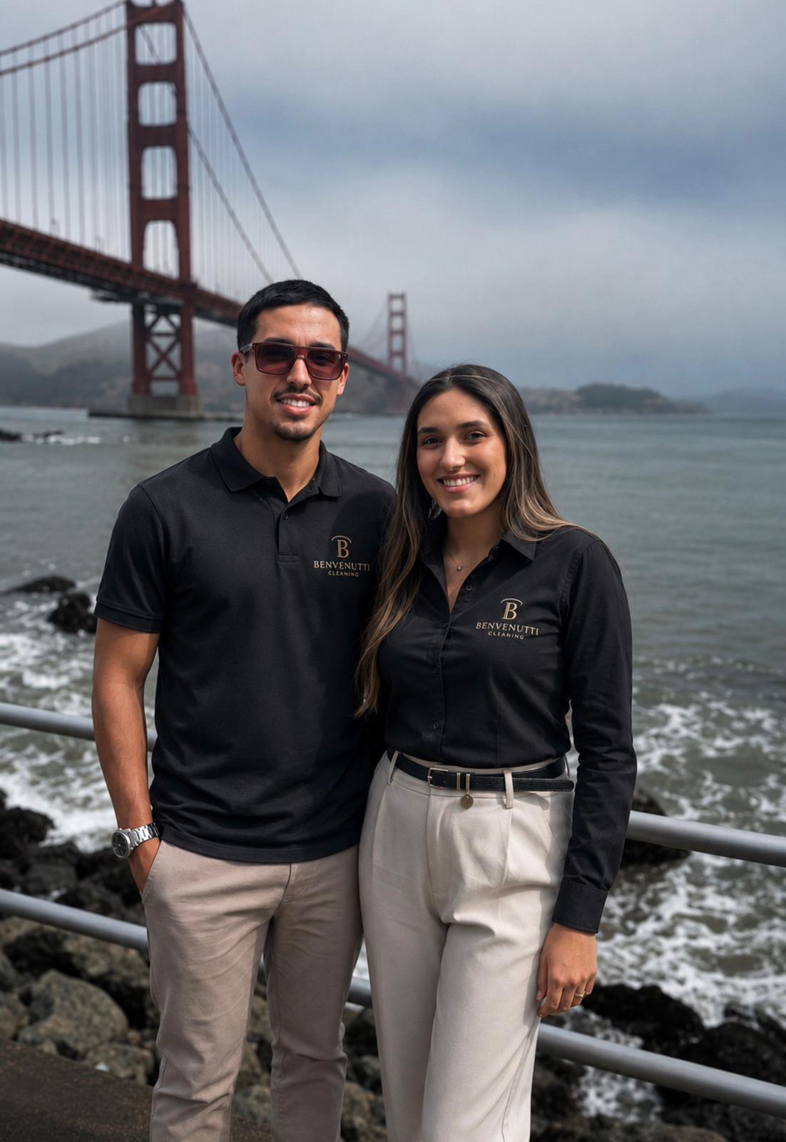 Ana and Douglas, founders of Benvenutti Cleaning