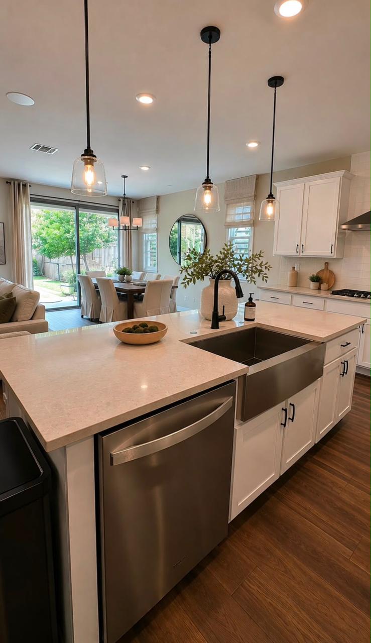 Bright, meticulously maintained kitchen in a Sacramento home